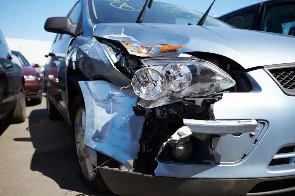 accidente de coche en long beach