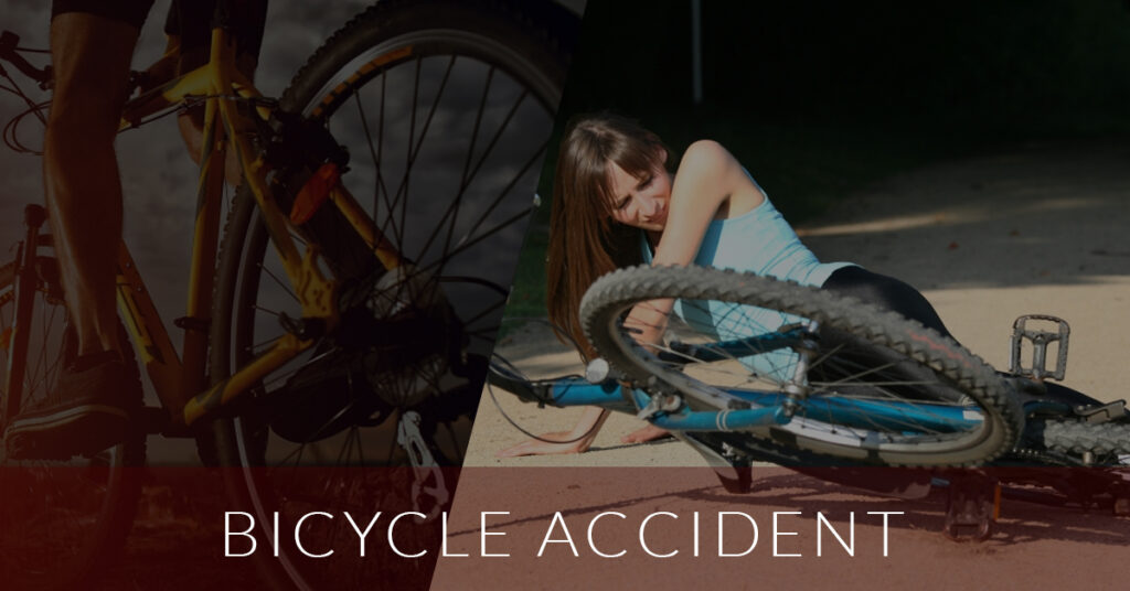 Accidente de bicicleta