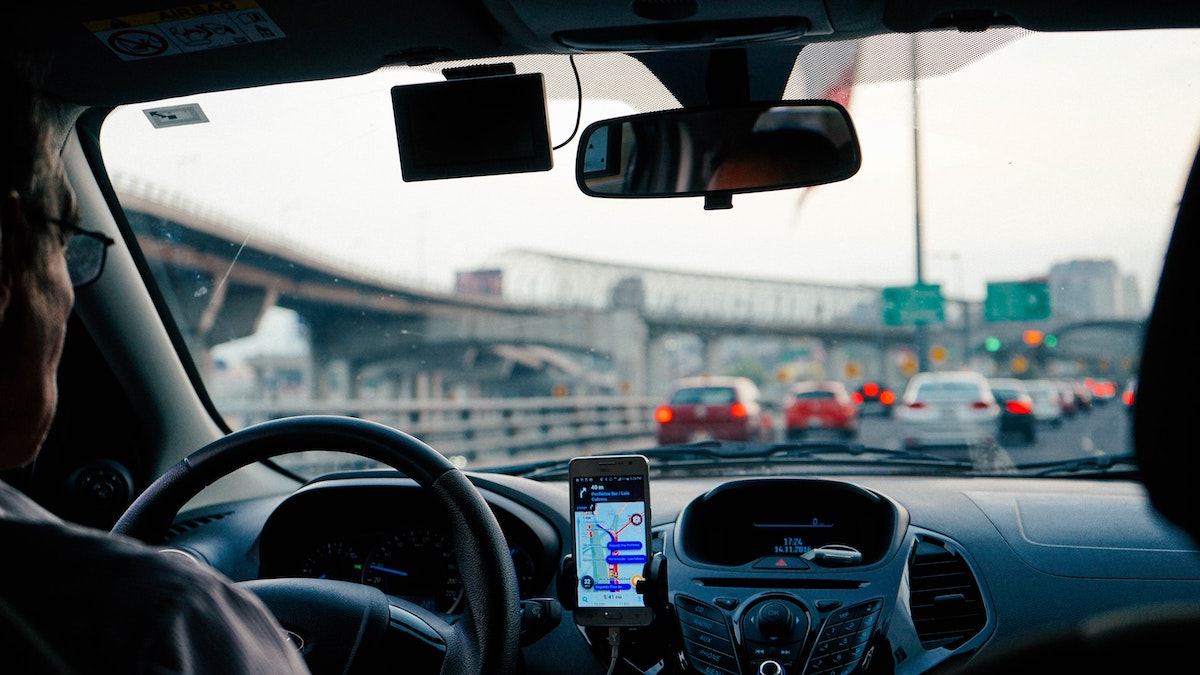 dentro de uber