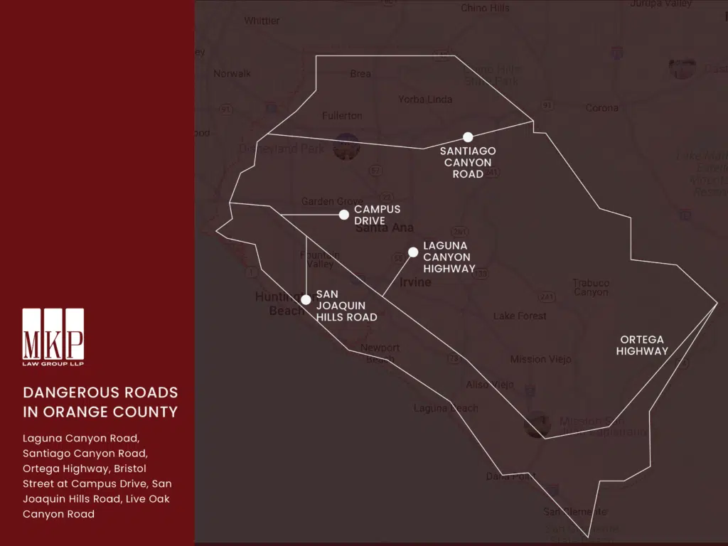 dangerous roads Orange County