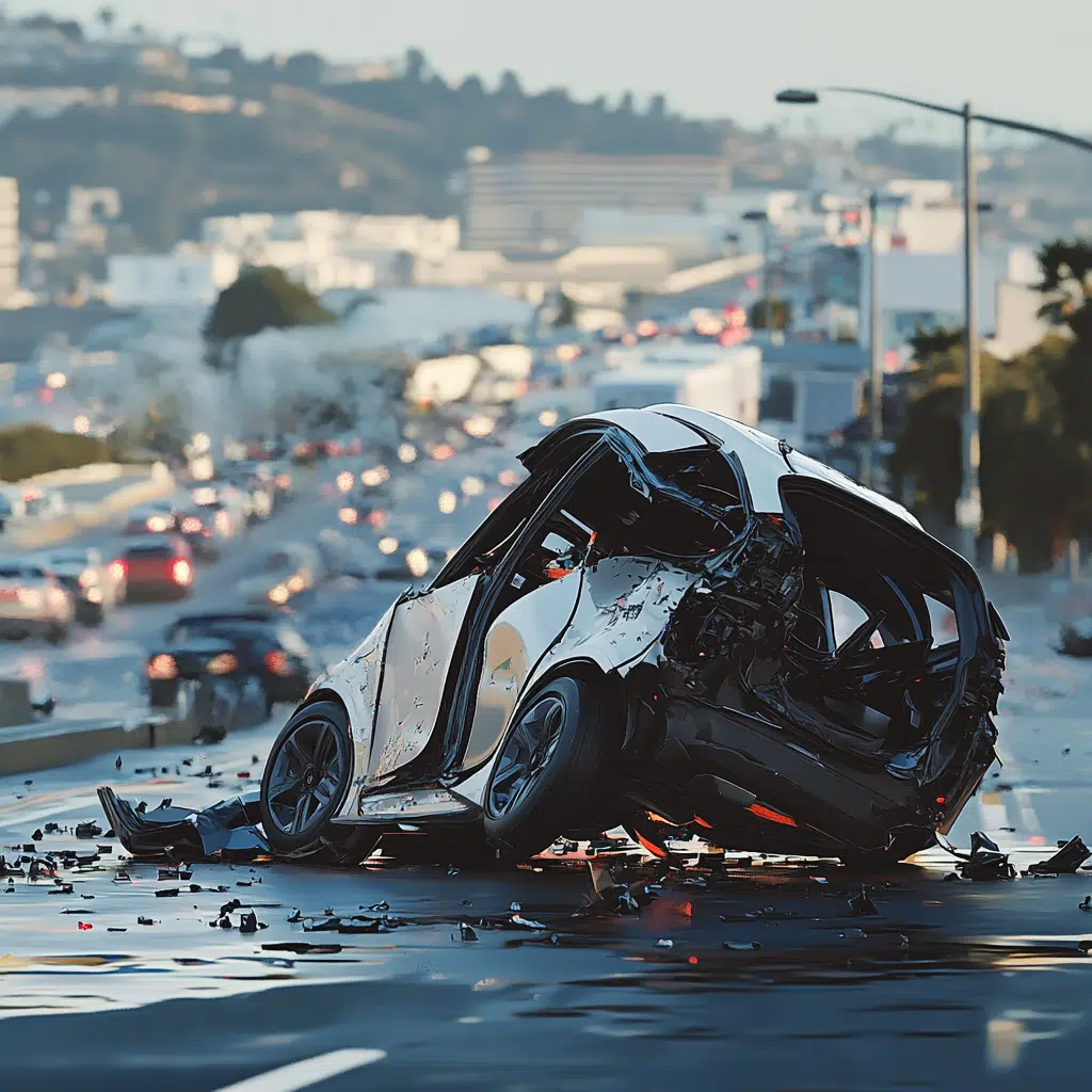 Accidente de un vehículo autónomo en una importante autopista de California